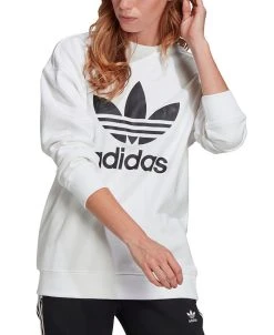 ADIDAS Women's Trefoil Crewneck Sweatshirt