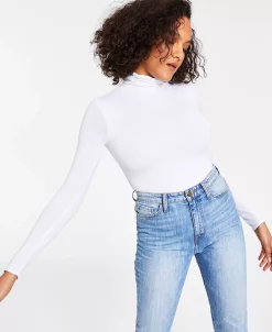 Bar III Turtleneck Bodysuit, Created For Macy's