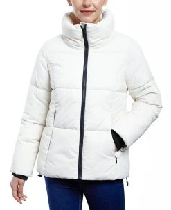 Anne Klein Women's Stand-Collar Puffer Coat