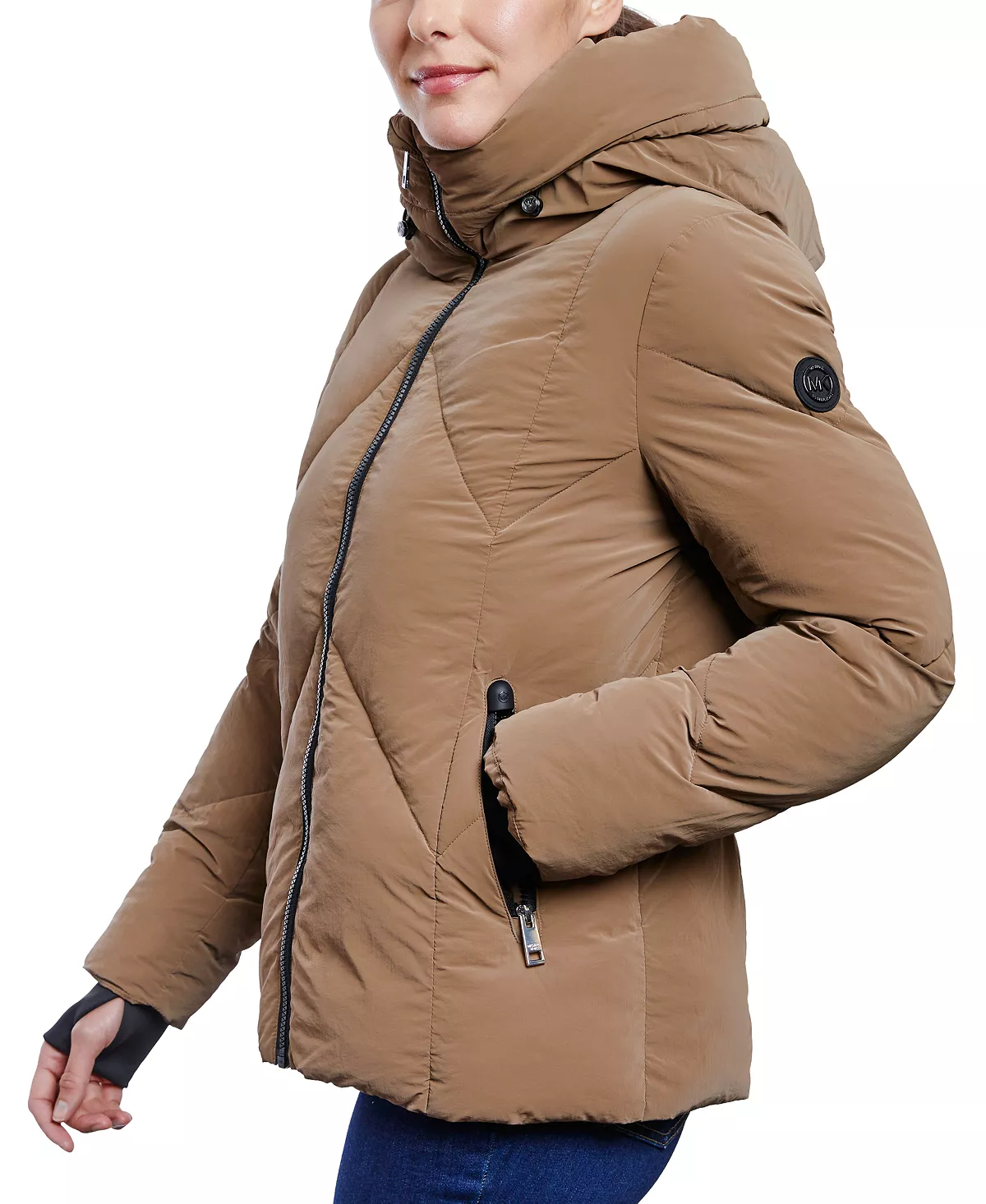 Michael Kors Women's Shine Hooded Puffer Coat - Image 3