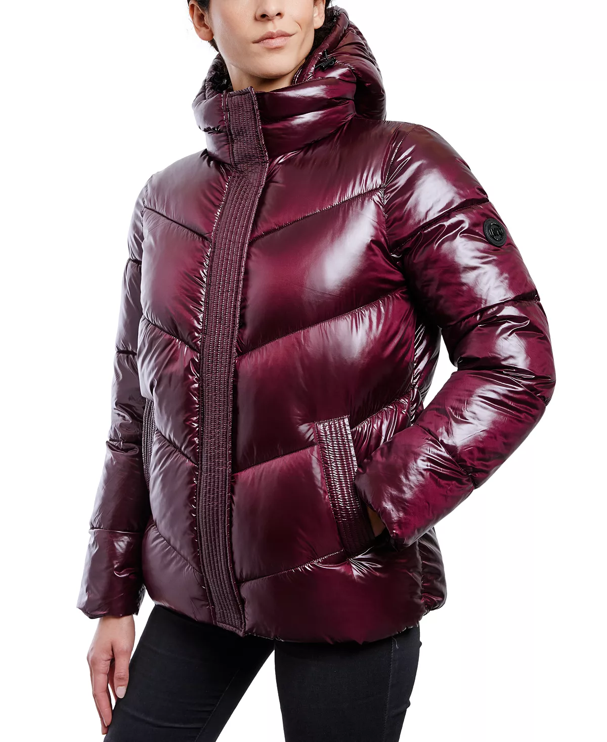 Michael Kors Women's Shine Hooded Puffer Coat - Image 3