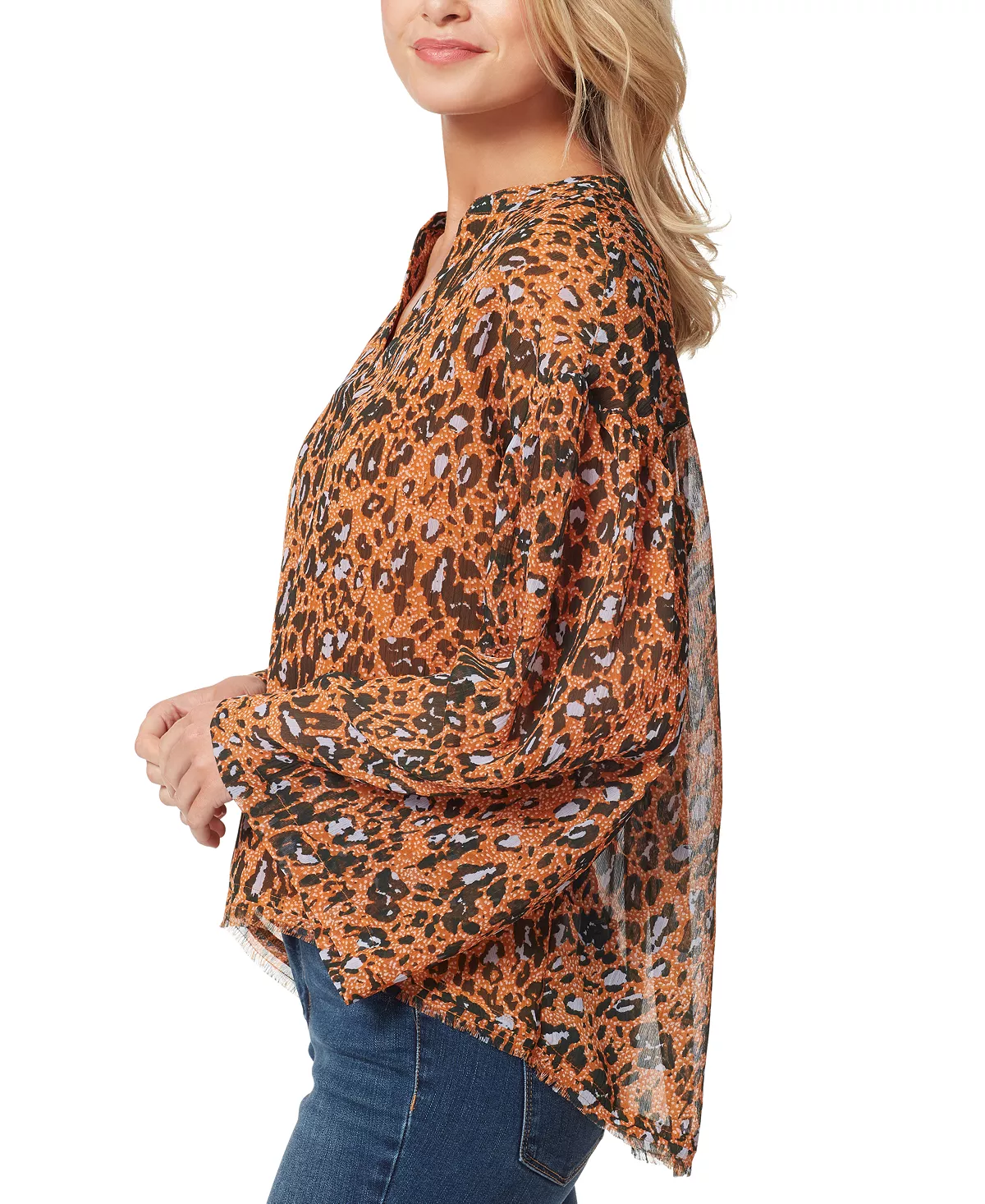 Jessica Simpson Women's Jenna Animal-Print Top - Image 3