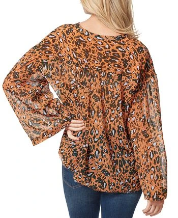 Jessica Simpson Women's Jenna Animal-Print Top - Image 2