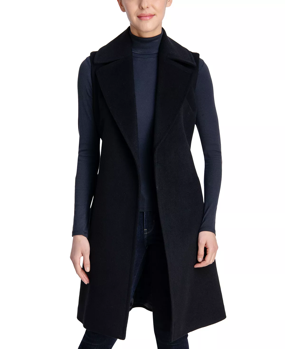 Michael Kors Women's Double-Face Belted Vest - Image 4