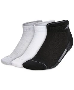 ADIDAS Women's 3-Pk. Superlite Three-Stripe Low Cut Socks