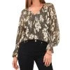 Vince Camuto Women's V-neck Blouson Sleeve Blouse