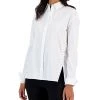 Anne Klein Women's Cotton Poplin Long-Sleeve Button-Up Shirt