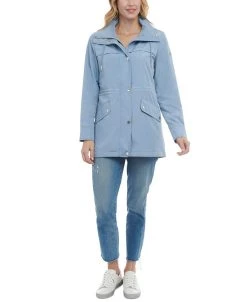 Michael Kors Women's Hooded Water-Resistant Anorak Coat