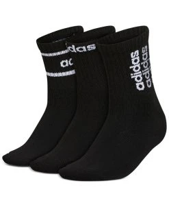 ADIDAS Women's 3-Pk. Sport Linear 2 High Quarter Socks