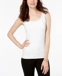 Alfani Scoop-Neck Basic Tank, Created For Macy's
